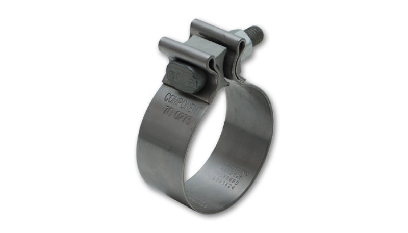 Vibrant SS Accuseal Exhaust Seal Clamp for 3.5in OD Tubing (1in wide band) Clamps Vibrant