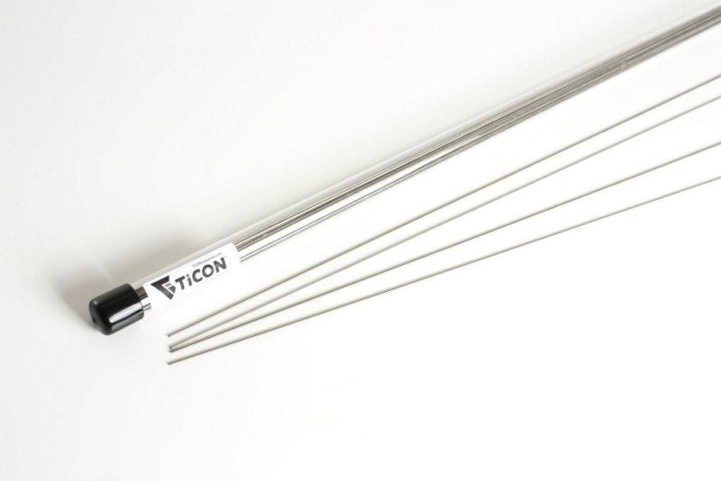 Ticon Industries 39in Length 1/2lb 1mm/.039in Filler Diamter CP1 Titanium Filler Rod Welding Rods Ticon