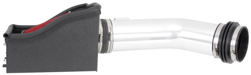 Spectre 11-14 Ford F150 SVT Raptor V8-6.2L F/I Air Intake Kit - Polished w/Red Filter Cold Air Intakes Spectre