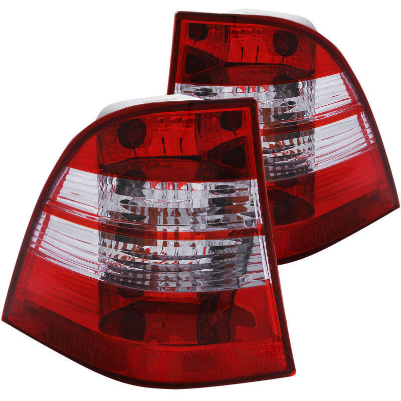 ANZO 1998-2005 Mercedes Benz M Class W163 Taillights Chrome Tail Lights ANZO