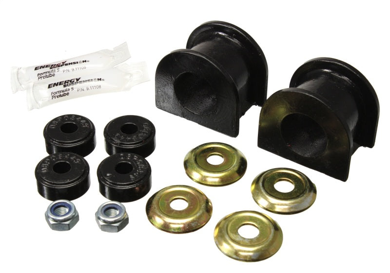 Energy Suspension 05-15 Toyota Tacoma 2WD 30mm Front Sway Bar Bushing Set - Black Bushing Kits Energy Suspension