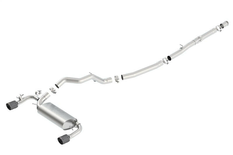 Borla 16-17 Focus RS Turbocharged 2.3L Single Split Exit ATAK Catback Exhaust Catback Borla