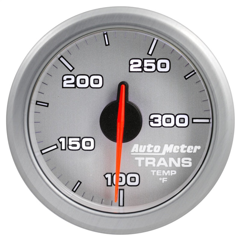 Autometer Airdrive 2-1/6in Trans Temperature Gauge 100-300 Degrees F - Silver Gauges AutoMeter