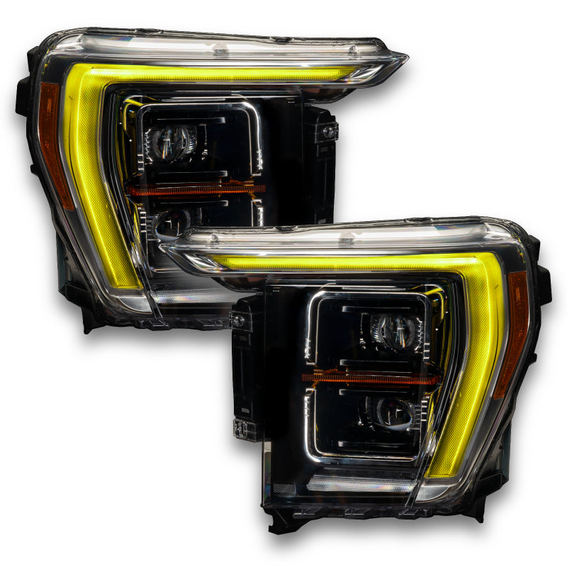Oracle 21-22 Ford F-150 ColorSHIFT RGB+W Headlight DRL Upgrade Kit w/ RF Controller Headlights ORACLE Lighting