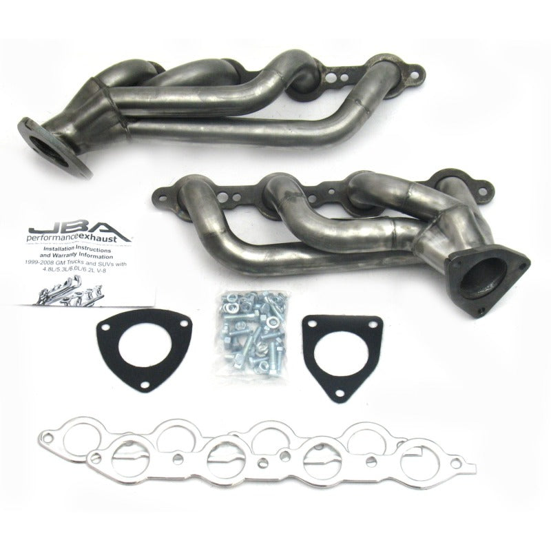 JBA 03-06 GM Truck 6.0L LS w/o EGR 1-5/8in Primary Raw 409SS Cat4Ward Header Headers & Manifolds JBA