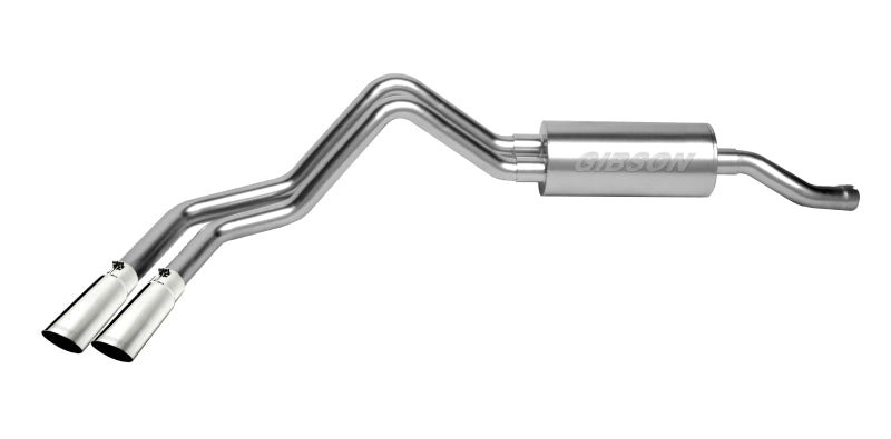 Gibson 14-18 Chevrolet Silverado 1500 LTZ 6.2L 3.5in/2.25in Cat-Back Dual Sport Exhaust - Stainless Catback Gibson