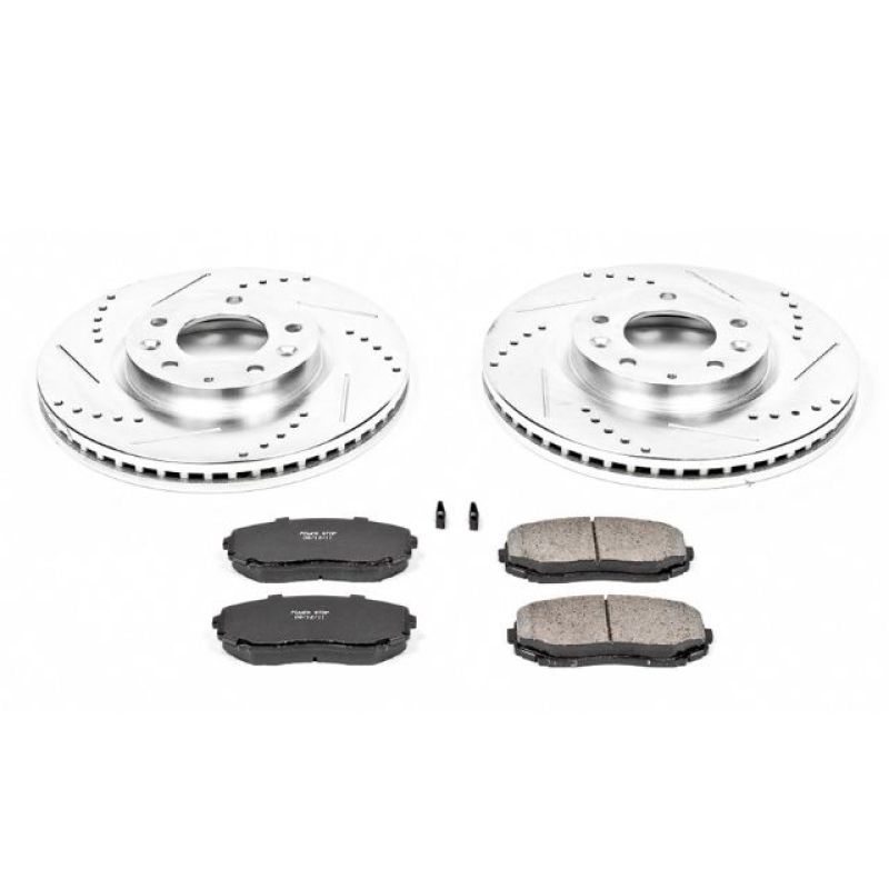 Power Stop 07-12 Mazda CX-7 Front Z23 Evolution Sport Brake Kit Brake Kits - Performance D&S PowerStop