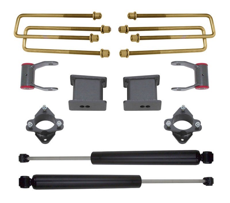 MaxTrac 16-18 GM C1500 2WD w/Stamped Steel/Alum. Susp. 4in Rear Lift Kit Lift Kits Maxtrac