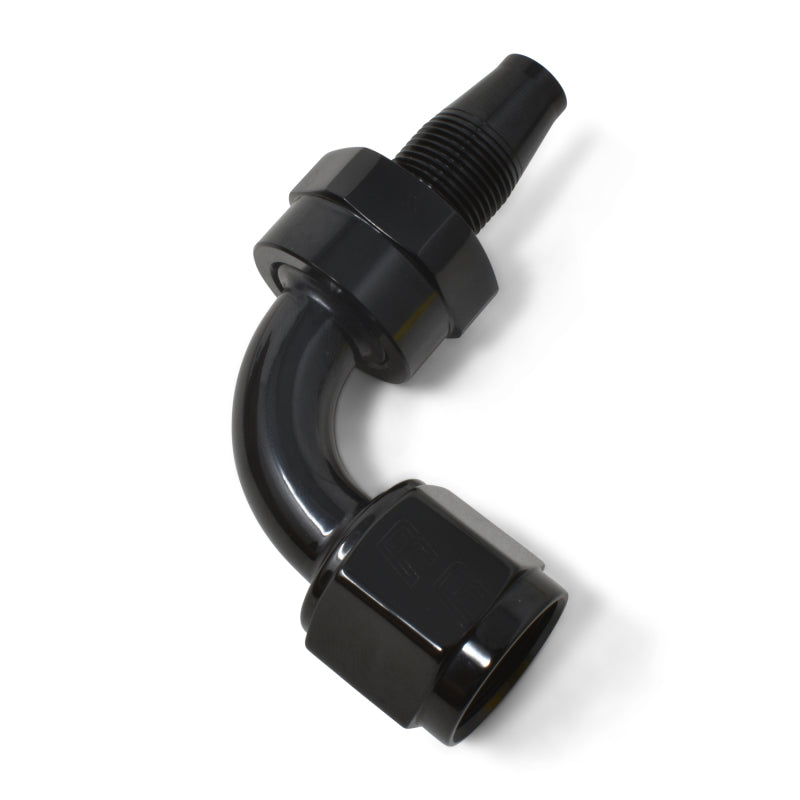 Russell Performance -8 AN 90 Degree Hose End Without Socket - Black Fittings Russell