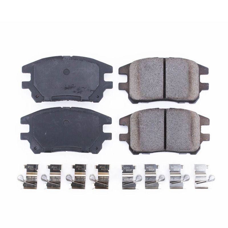 Power Stop 02-03 Lexus RX300 Front Z17 Evolution Ceramic Brake Pads w/Hardware Brake Pads - OE PowerStop