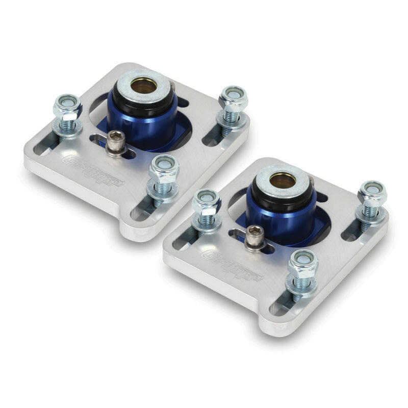 BBK 94-04 Mustang Caster Camber Plate Kit - Silver Anodized Finish Shock Mounts & Camber Plates BBK