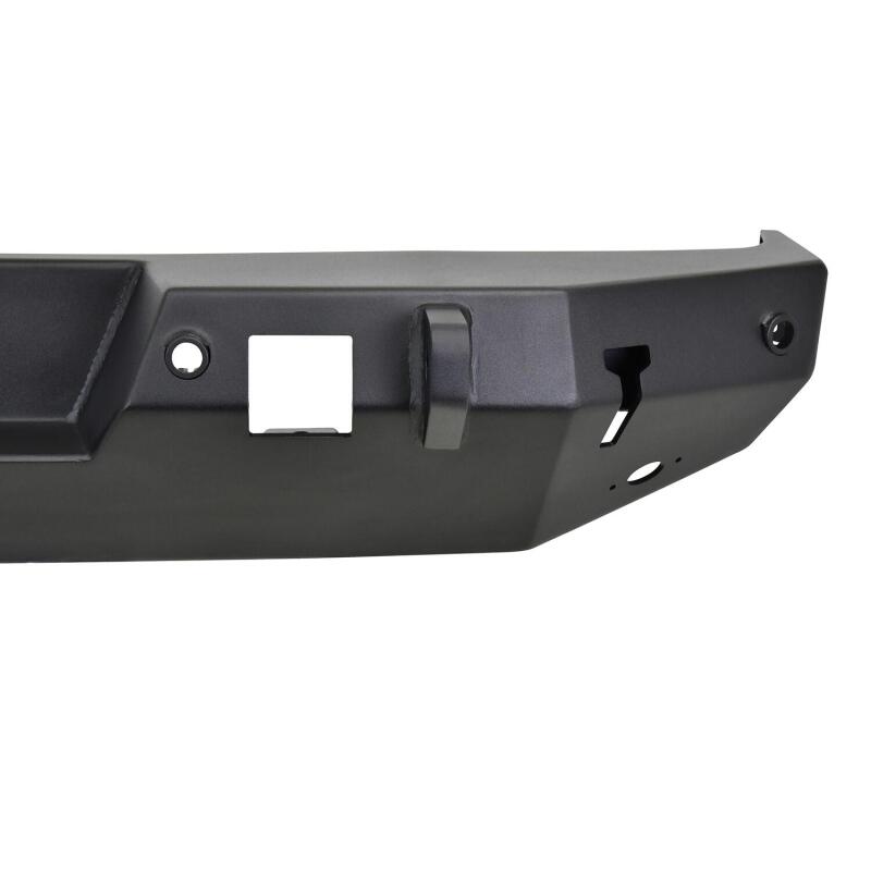 Westin 18-19 Jeep Wrangler JL WJ2 Rear Bumper w/ Sensors (Excl. Wrangler JK) - Textured Black Bumpers - Steel Westin