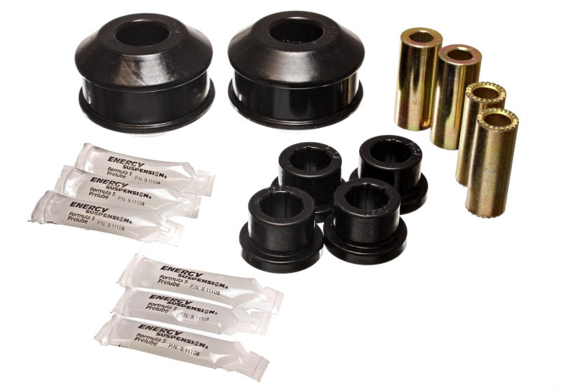 Energy Suspension 03-05 Mitsubishi Lancer EVO 8 Black Front Control Arm Bushing Set Bushing Kits Energy Suspension