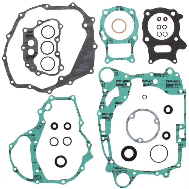 Vertex Gaskets 01-02 Honda TRX250X / EX Sportrax Complete Gasket Kit w/ Oil Seals Engine Hardware Vertex Pistons