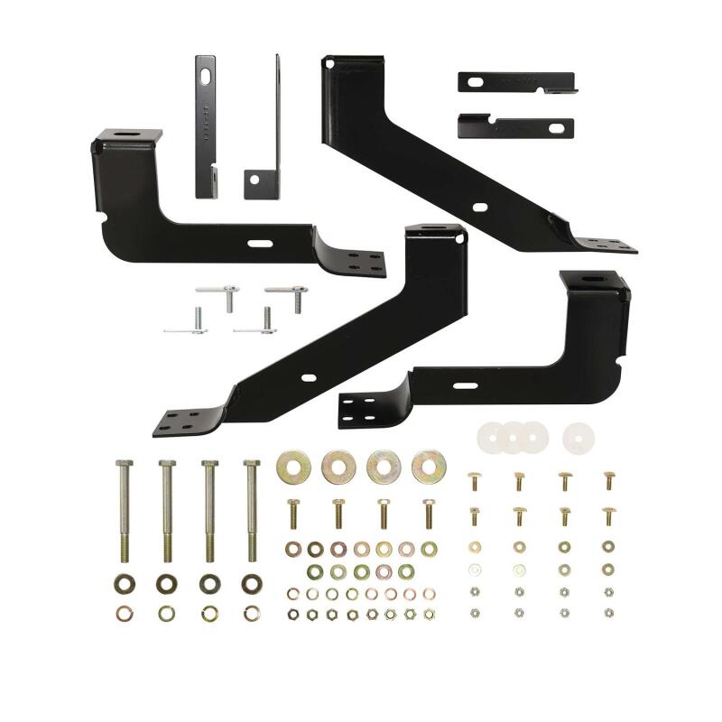 Westin 2002-2008 Dodge Ram Quad Cab 1500 Premier Oval Nerf Step Bar Mount Kit - Black Hardware Kits - Other Westin