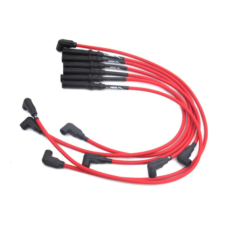 JBA 92-02 Dodge Truck 3.9L Ignition Wires - Red Spark Plug Wire Sets JBA