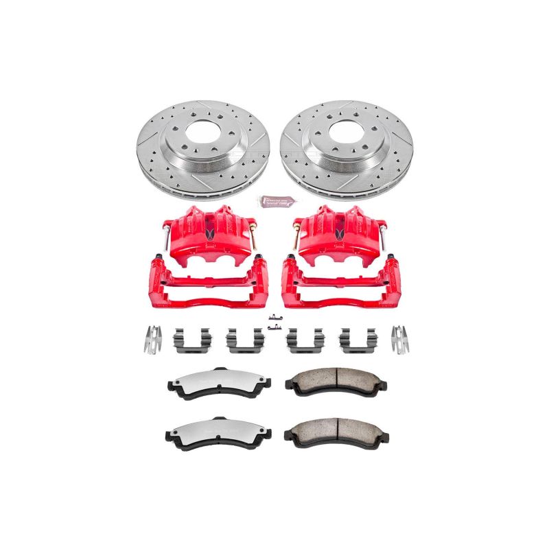 Power Stop 04-05 Buick Rainier Front Z36 Truck & Tow Brake Kit w/Calipers Brake Kits - Performance D&S PowerStop