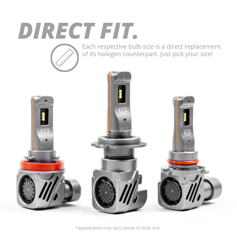 XK Glow H7 IGNITE Series Compact LED Bulb Kit Bulbs XKGLOW
