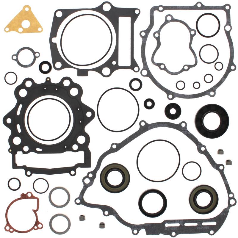 Vertex Gaskets 09-14 Yamaha YFM550 Grizzly Complete Gasket Kit w/ Oil Seals Engine Hardware Vertex Pistons