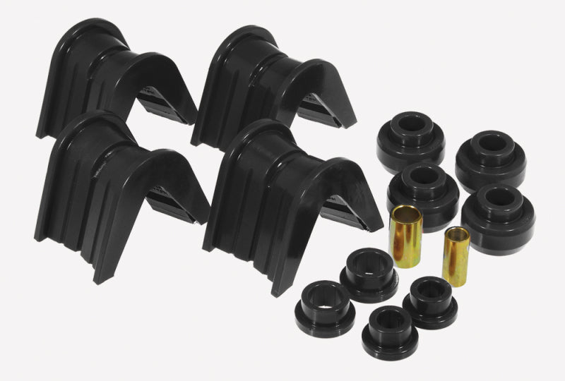 Prothane 66-79 Ford Trucks 14-Piece Bushing Set - 2deg Offset - Black Bushing Kits Prothane