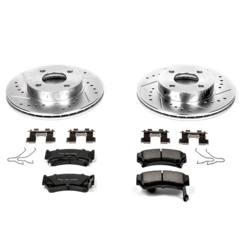 Power Stop 95-98 Nissan 200SX Front Z23 Evolution Sport Brake Kit Brake Kits - Performance D&S PowerStop