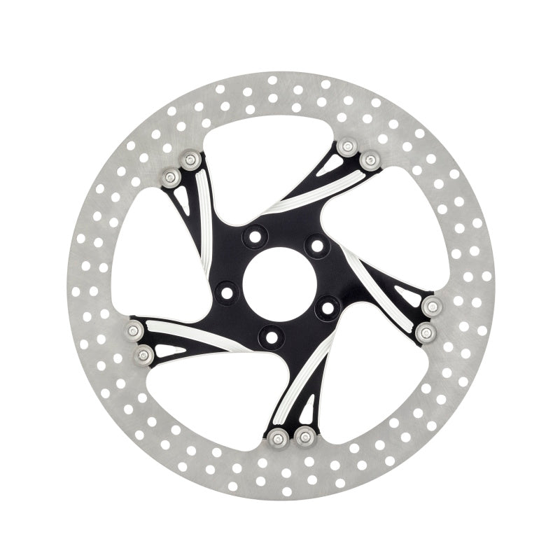 Performance Machine Disc/Carr 11.5 Cruise Rr Lt - Contrast Cut Platinum Brake Rotors - Drilled Performance Machine