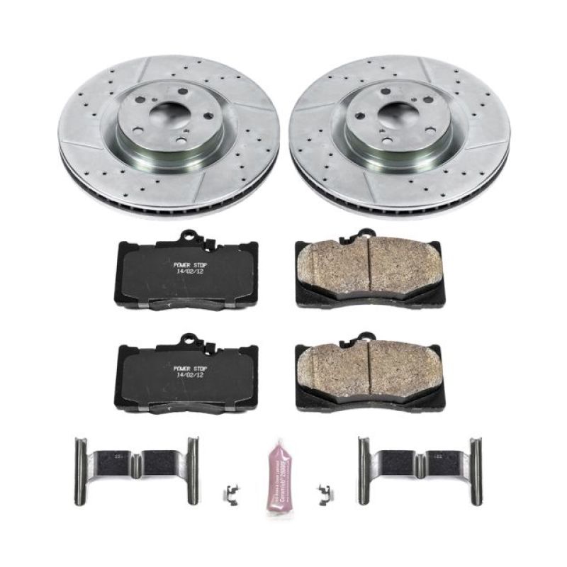 Power Stop 16-17 Lexus GS200t Front Z23 Evolution Sport Brake Kit Brake Kits - Performance D&S PowerStop