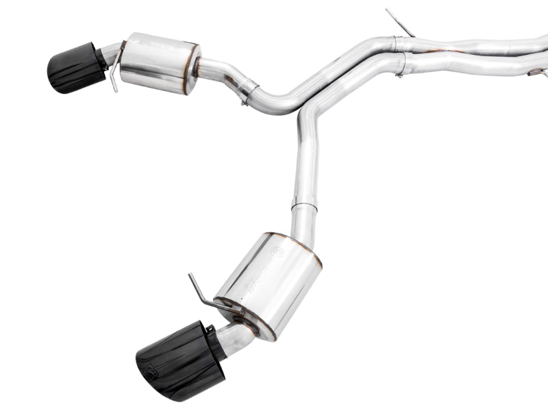 AWE Tuning Audi B9.5 RS5 Sportback Non-Resonated Touring Edition Exhaust - RS-Style Diamond Blk Tips Catback AWE Tuning