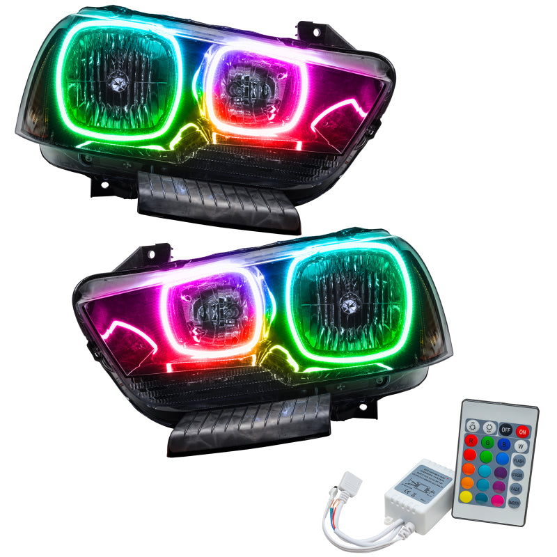 Oracle 11-14 Dodge Charger SMD HL (Non-HID) - ColorSHIFT w/ Simple Controller Headlights ORACLE Lighting