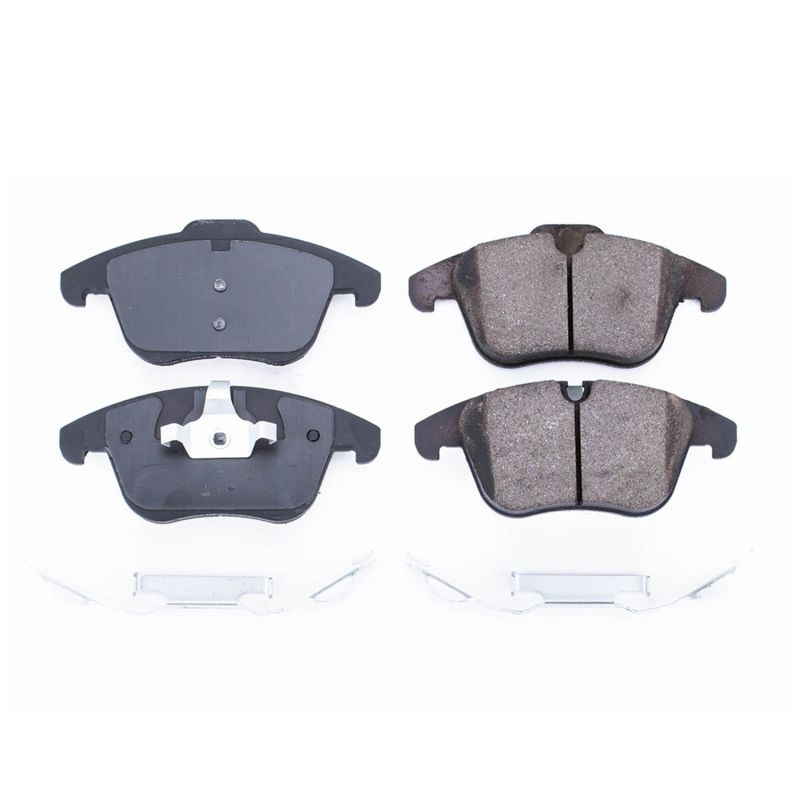 Power Stop 06-08 Jaguar S-Type Front Z17 Evolution Ceramic Brake Pads w/Hardware Brake Pads - OE PowerStop