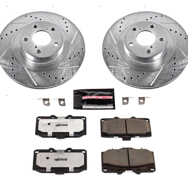 Power Stop 06-07 Subaru Impreza Front Z26 Street Warrior Brake Kit Brake Kits - Performance D&S PowerStop