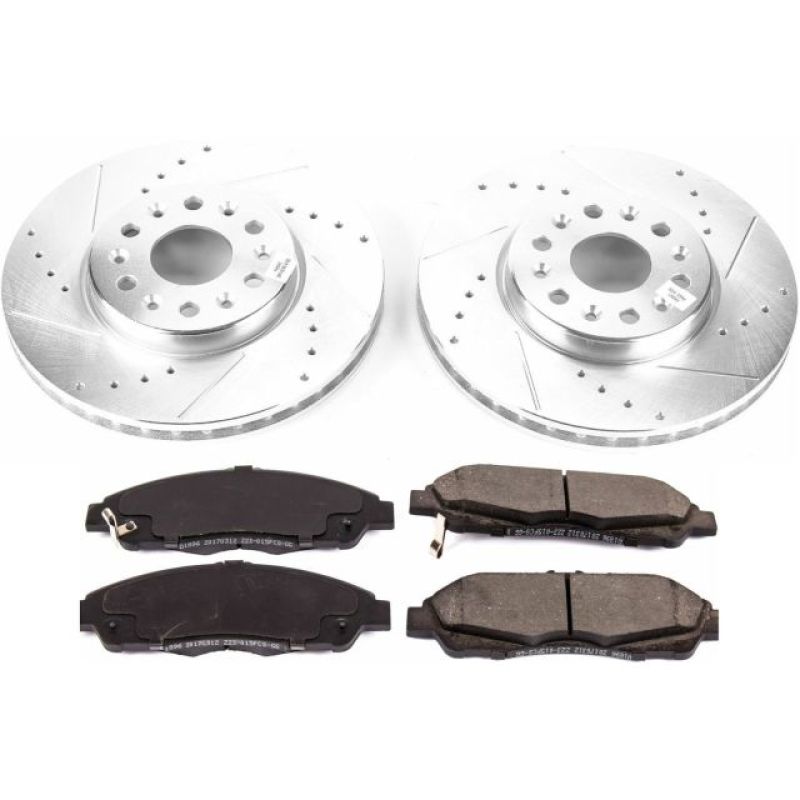 Power Stop 17-18 GMC Acadia Front Z23 Evolution Sport Brake Kit Brake Kits - Performance D&S PowerStop