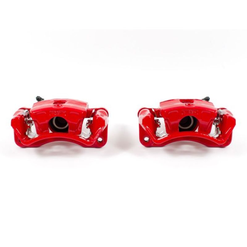 Power Stop 95-05 Chrysler Sebring Rear Red Calipers w/Brackets - Pair Brake Calipers - Perf PowerStop