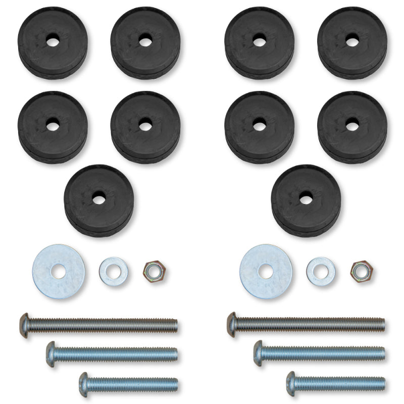 Rock Krawler 07-18 Jeep Wrangler JK/JKU / 97-06 Wrangler TJ Stackable Front & Rear Bump Stop Kit Bump Stops Rock Krawler