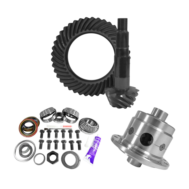 Yukon 11.25in Dana 80 4.88 Rear Ring & Pinion Install Kit 35 Spline Positraction 4.375in BRG Differential Install Kits Yukon Gear & Axle