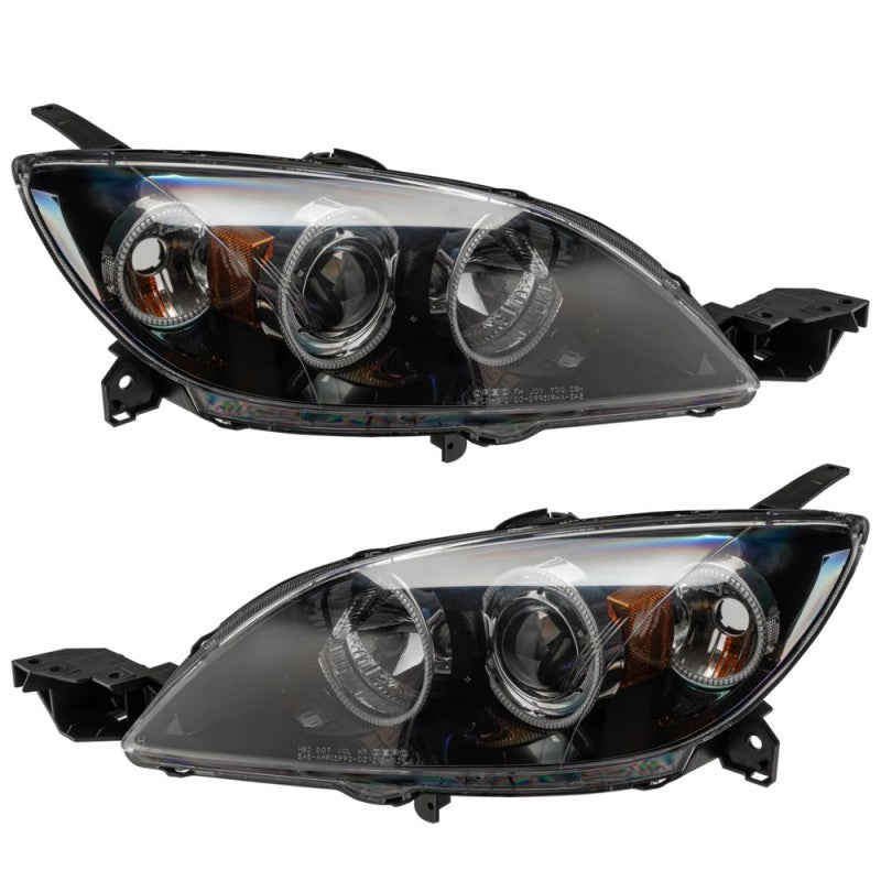 Oracle 04-09 Mazda 3 SMD HL - Hatchback - Halogen Style - ColorSHIFT w/ BC1 Controller Headlights ORACLE Lighting