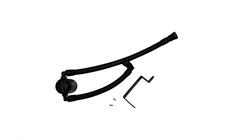 J&L 2025 Ford Bronco 2.3L/ 23-25 Ford Ranger 2.3L Separator 3.0 PCV Side - Black Anodized Oil Separators J&L