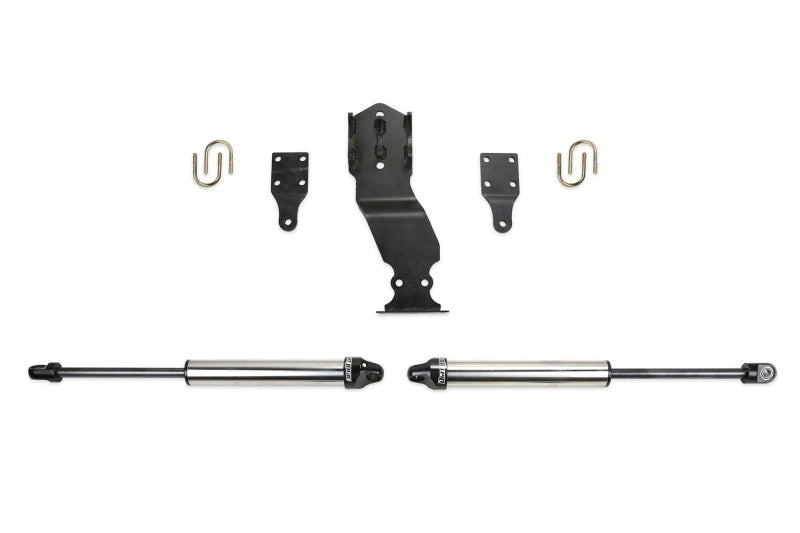 Fabtech 17-21 Ford F250/F350 4WD Dual Steering Stabilizer System w/DL 2.25 Shocks Steering Stabilizer Fabtech