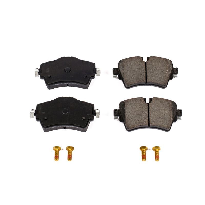 Power Stop 15-19 Mini Cooper Front Z17 Evolution Ceramic Brake Pads w/Hardware Brake Pads - OE PowerStop