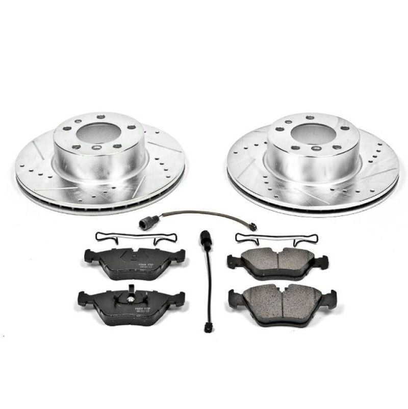 Power Stop 90-95 BMW 525i Front Z23 Evolution Sport Brake Kit Brake Kits - Performance D&S PowerStop