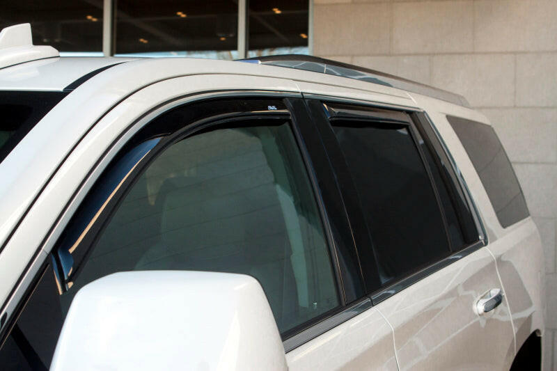 AVS 07-14 Cadillac Escalade Ventvisor In-Channel Front & Rear Window Deflectors 4pc - Smoke Wind Deflectors AVS