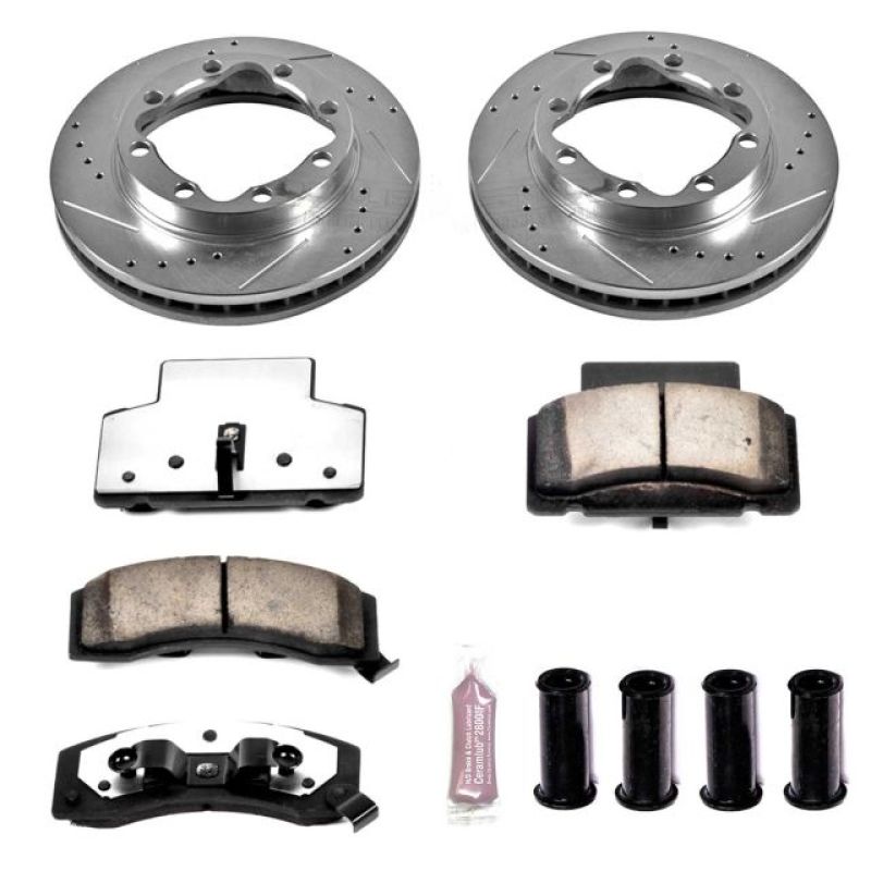 Power Stop 90-00 Chevrolet K3500 Front Z36 Truck & Tow Brake Kit Brake Kits - Performance D&S PowerStop