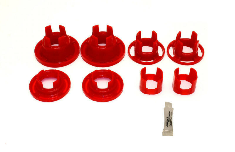 BMR 10-11 5th Gen Camaro Rear Cradle Street Version Poly Inserts Only Bushing Kit - Red Differential Bushings BMR Suspension