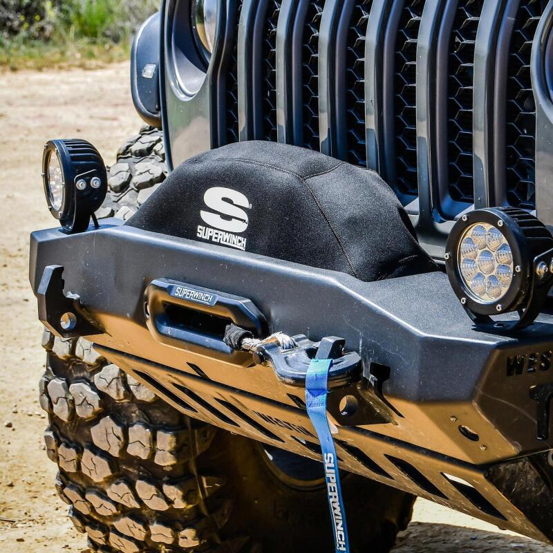 Superwinch Winch Cover for Sx 10000/12000/Talon 9.5 Integrated Winches - Blk Neoprene Winch Accessories Superwinch