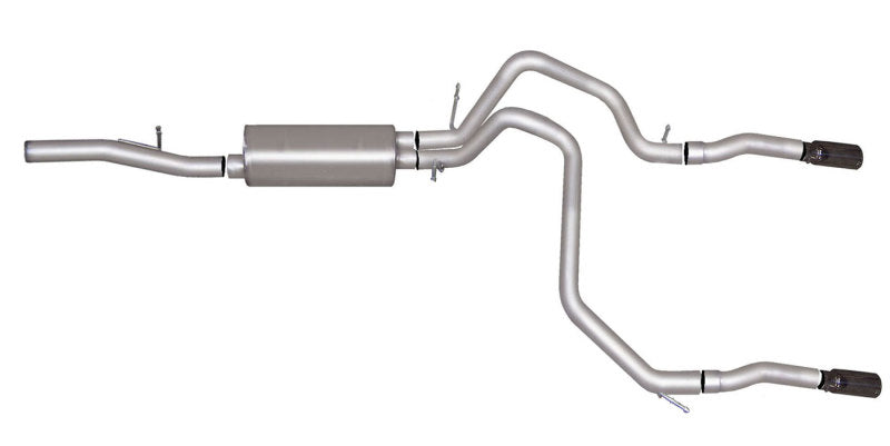 Gibson 10-14 Chevrolet Tahoe LS 5.3L 2.25in Cat-Back Dual Split Exhaust - Stainless Catback Gibson
