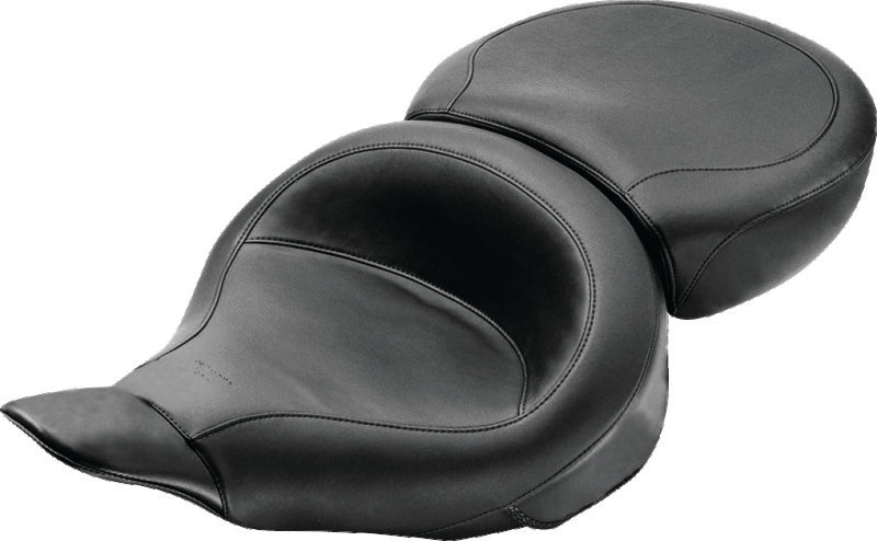 Mustang 80-88 Harley Electra Glide & Tour Glide Wide Touring 1PC Seat - Black One-Piece Motorcycle Seats Mustang Motorcycle