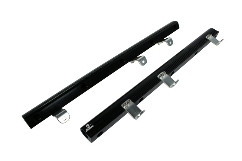 Aeromotive Fuel Rails - Chrysler 8.4L V10 Gen 4 - Black Anodized Fuel Rails Aeromotive