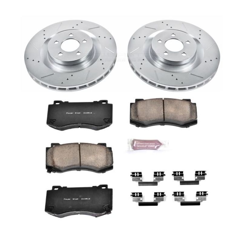 Power Stop 05-10 Chrysler 300 Front Z23 Evolution Sport Brake Kit Brake Kits - Performance D&S PowerStop