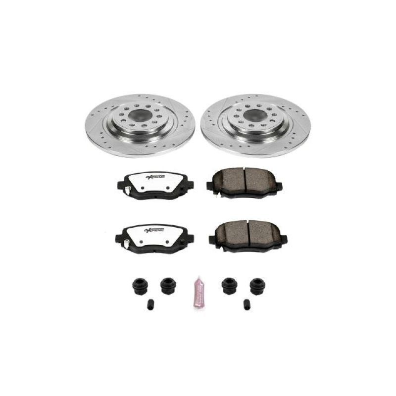 Power Stop 14-19 Jeep Cherokee Rear Z36 Truck & Tow Brake Kit Brake Kits - Performance D&S PowerStop