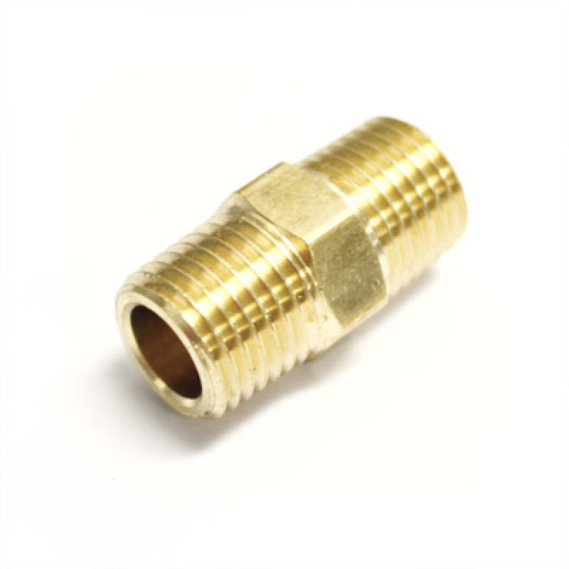 Ridetech Airline Fitting Nipple 1/4in NPT x 1in Long w/ Hex Air Tank Components Ridetech